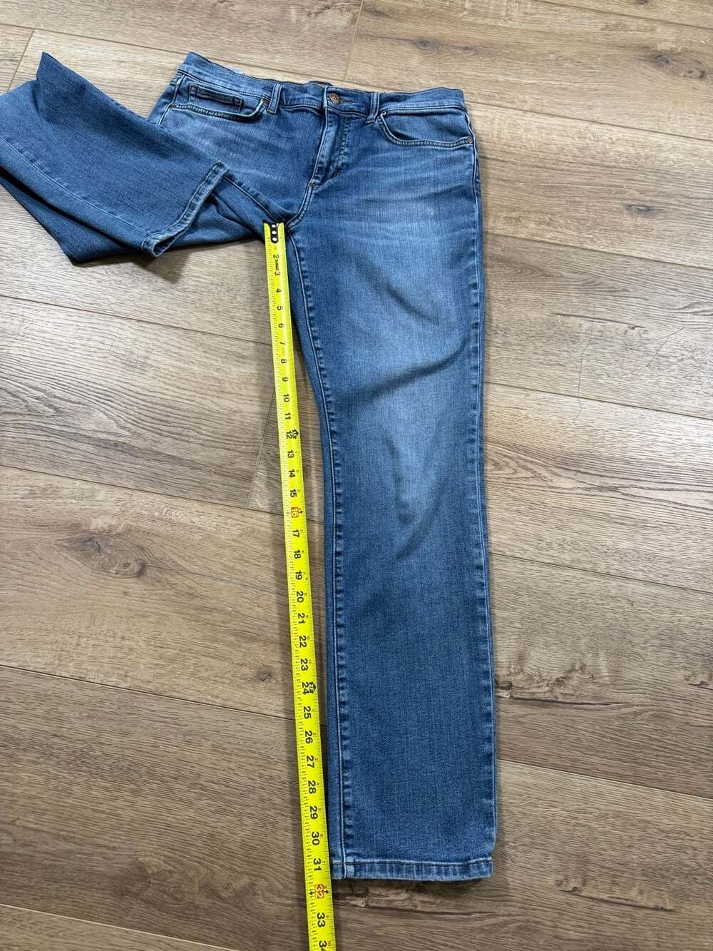 Joe’s Jeans Brixton Slim Straight Jeans Men’s 34 Medium Wash Stretch Denim - Picture 8 of 13